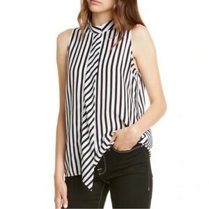 Frame Striped Sleeveless Women's Top